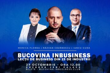 „Lecții de business din 23 de industrii”, eveniment pentru antreprenori și vizionari, la Suceava