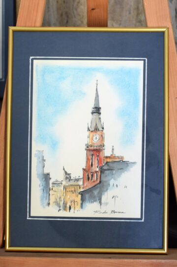 Expoziția „Ritmuri și peisaje urbane” semnată de pictorul și graficianul Radu Bercea