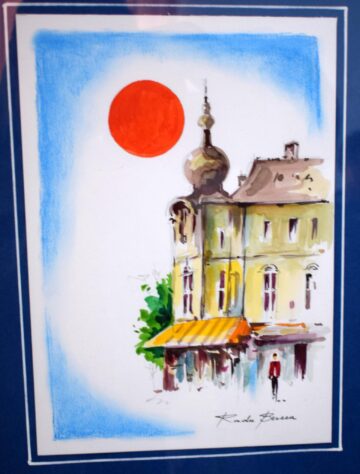 Expoziția „Ritmuri și peisaje urbane” semnată de pictorul și graficianul Radu Bercea