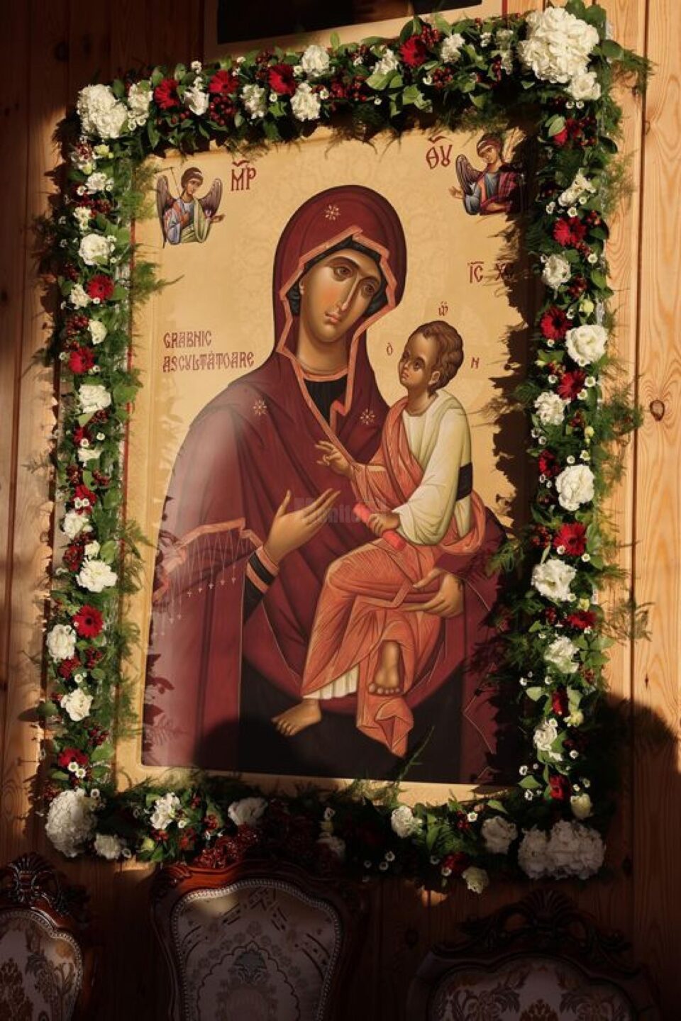 Icoana Maicii Domnului Grabnic Ascultătoare de la schitul din Vicovu de Jos