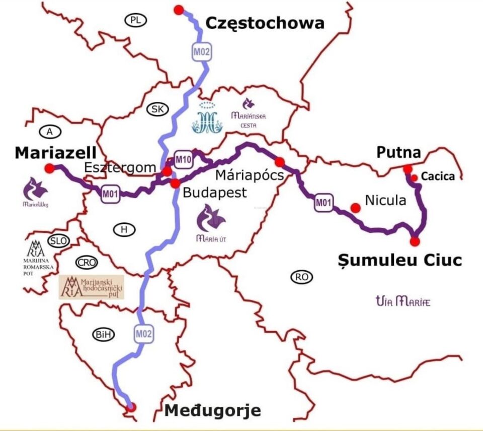 Traseul de pelerinaj „Via Mariae - Drumul Reconcilierii”