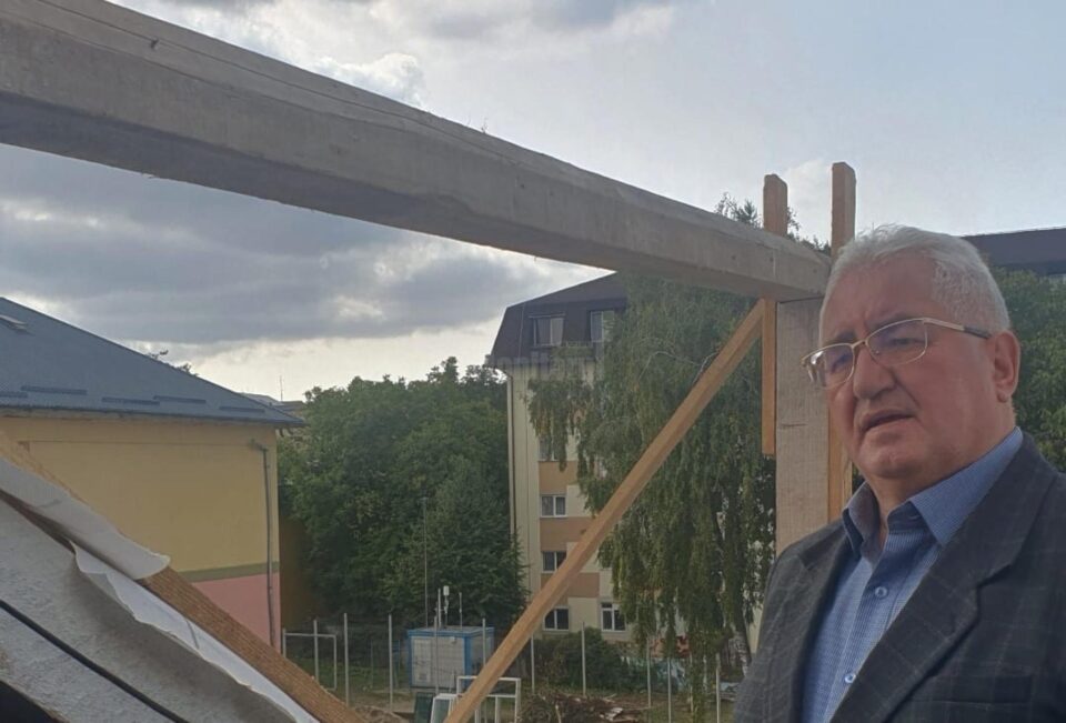 Primarul Sucevei, Ion Lungu, a verificat în teren lucrările de reabilitare a clădirii principale a Colegiului Mihai Eminescu