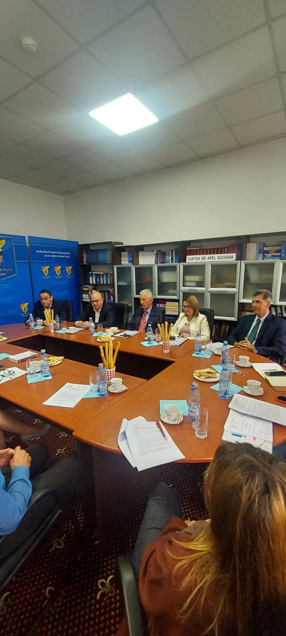 Întâlnire a conducerii instanțelor sucevene cu avocații care miercuri au refuzat să intre la procese