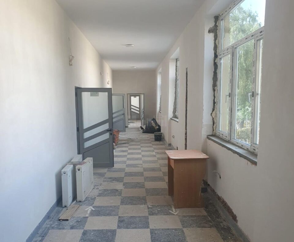 Lucrările de reabilitare a clădirii principale a Colegiului Mihai Eminescu