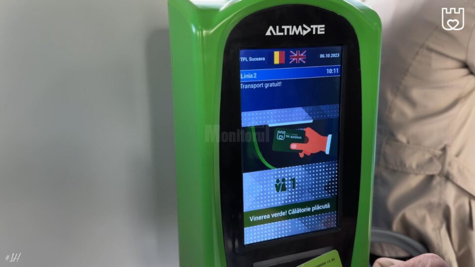 Vinerea verde - transport gratuit în Suceava cu mijloacele TPL