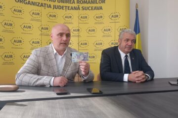 Deputații AUR de Suceava Doru Acatrinei și Florin Pușcașu