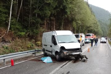 Bărbat mort după ce mașina cu care circula a încercat să evite o căprioară