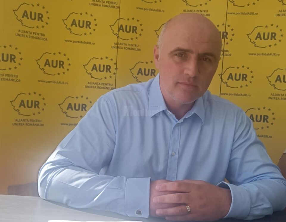 Liderul AUR Suceava, deputatul Doru Acatrinei