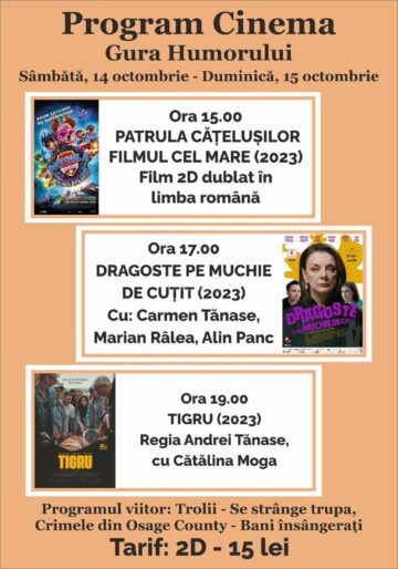 Unde fugim de-acasă... Perioada 12 – 18 octombrie