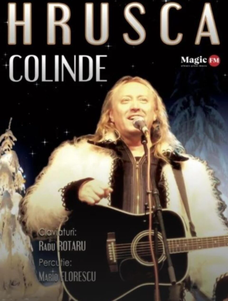 Ștefan Hrușcă, Radu Rotaru și Mario Florescu, reuniți pe scena suceveană pentru un concert de colinde Ștefan Hrușcă, Radu Rotaru și Mario Florescu, reuniți pe scena suceveană pentru un concert de colinde