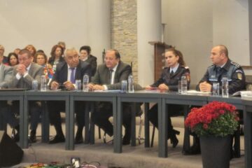 Gheorghe Flutur la ședinta directorilor de școli
