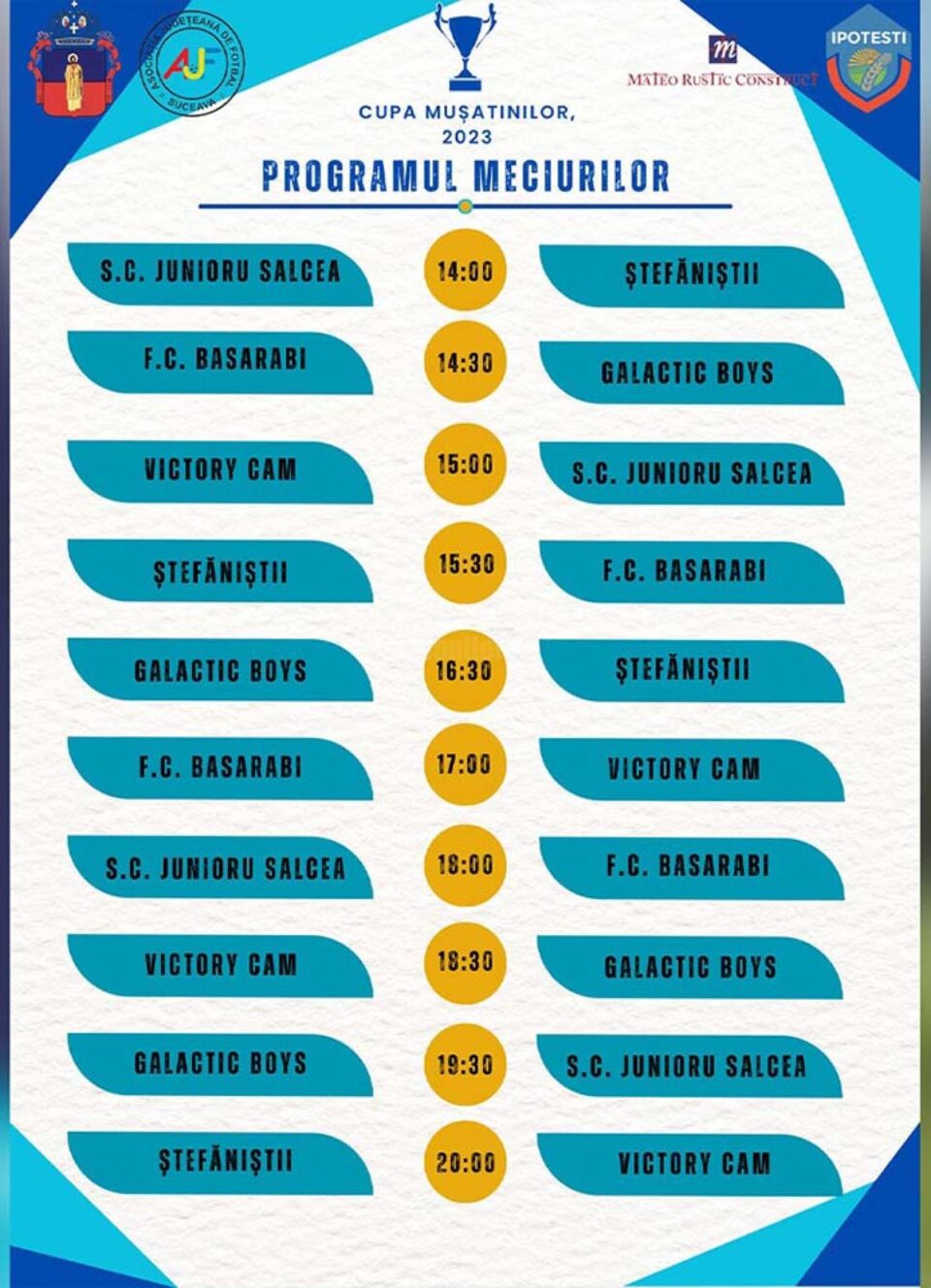Campionatul de Fotbal Masculin „Cupa Mușatinilor”, Ediția a III-a