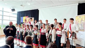 Grupul vocal-tradițional „Ai lui Ștefan, noi oșteni” in Germania