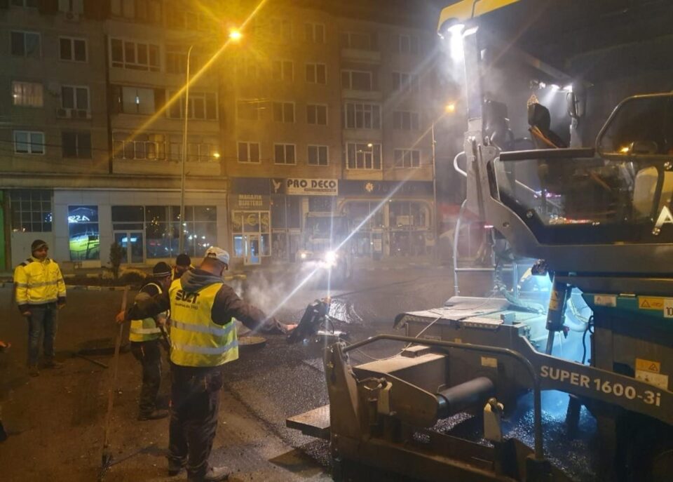 Asfaltarea bulevardului principal din Suceava s-a încheiat