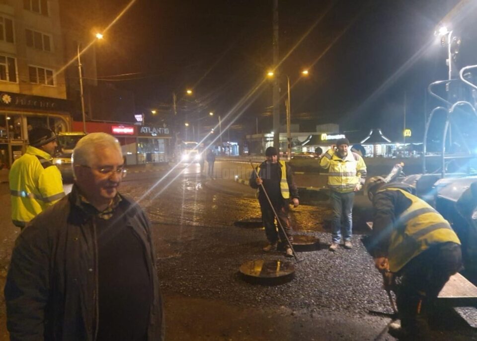 Asfaltarea bulevardului principal din Suceava s-a încheiat