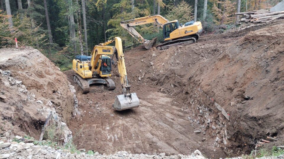 Fundația drumului construit de italieni era la -5,30 metri