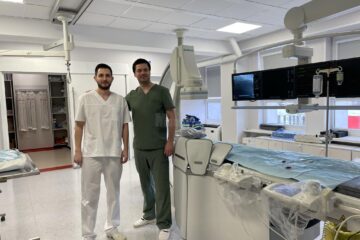 Doctorii Laurian Blaga și Paul Turcoman