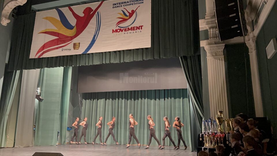 Omnia Ballet a obținut Trofeul Movement Fest România, după ce a concurat cu 36 de școli de dans, din trei țări