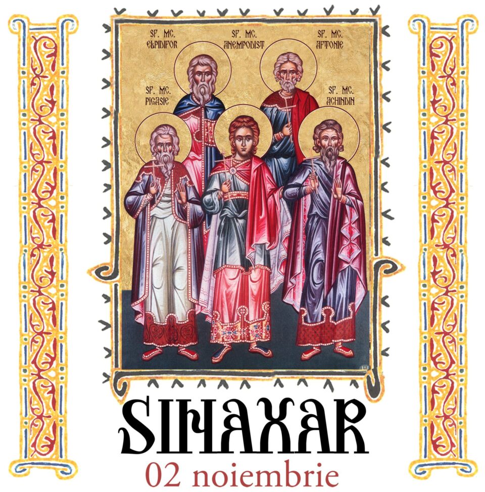 Sinaxar 02 noiembrie 2023