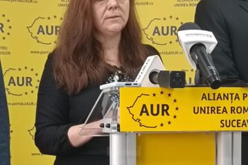 Vicepreședintele AUR Suceava, Aura Bejinari
