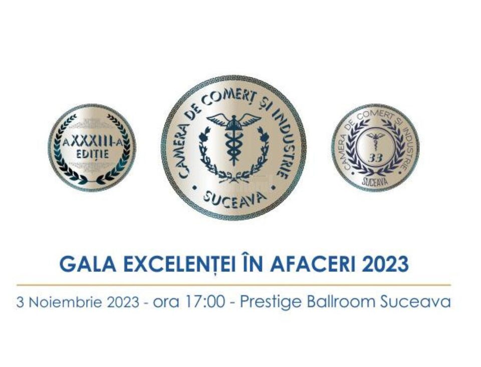 „Gala excelenței în afaceri – Topul firmelor”, la cea de a 33-a ediție