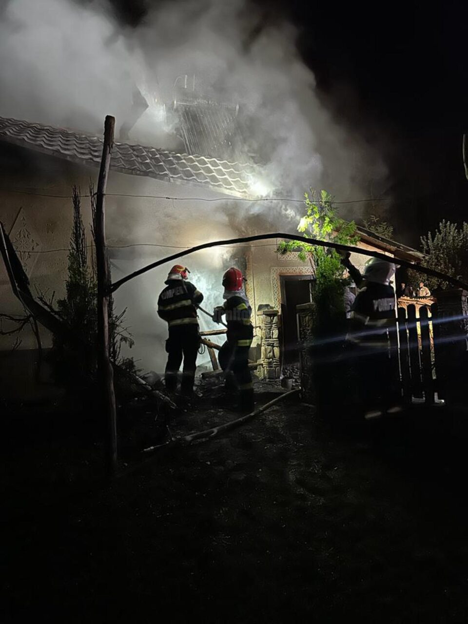 Incendiu la Părhăuți