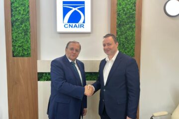 Gheorghe Flutur si directorul CNAIR, Cristian Pistol