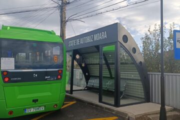 Stații moderne de autobuz la Moara