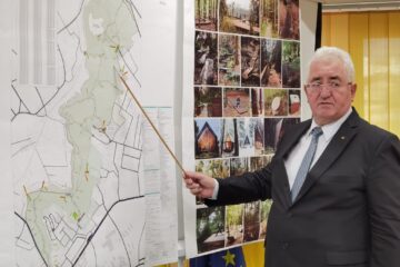 Proiectul de amenajare a zonei de agrement Zamca, în pădurea-parc de la limita cu Șcheia prezentat de primarul Ion Lungu