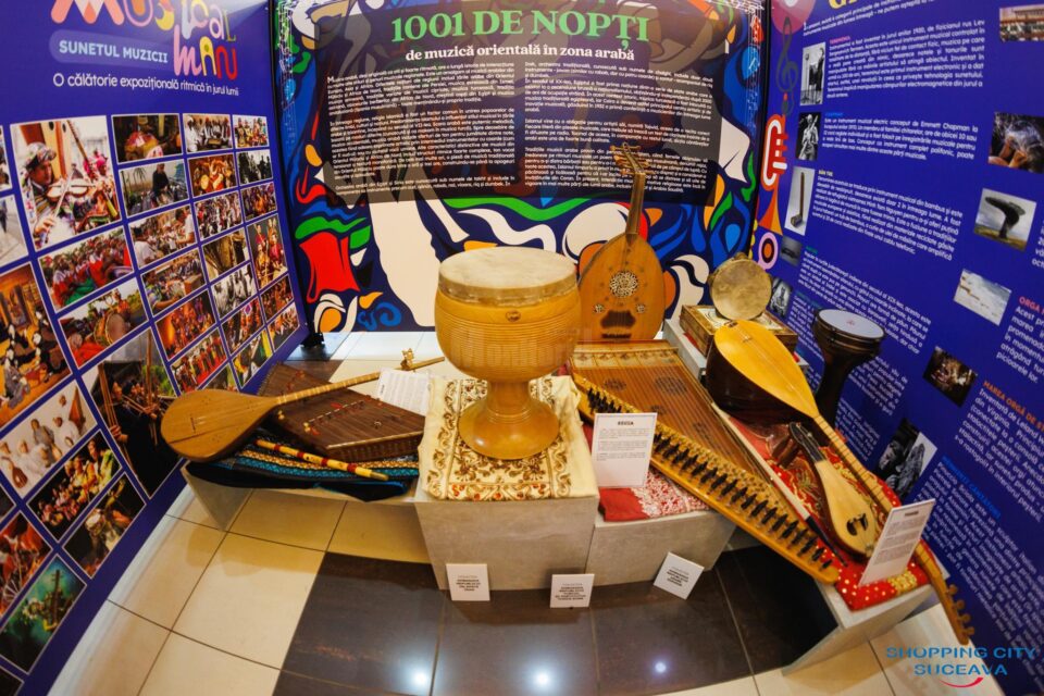 Expoziția „The Musical Man”, cu instrumente muzicale și sonorități din peste 15 țări, la Shopping City Suceava