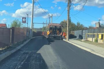 Lucrările de modernizare de pe strada Fagului se apropie de final, a anunțat viceprimarul Lucian Harșovschi