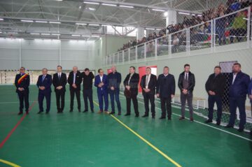 Sala de Sport ”Ancuta Bodnar” din Vatra Moldoviței a fost construită printr-un proiect finanțat prin CNI