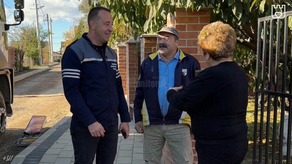 Lucrările de modernizare de pe strada Fagului se apropie de final, a anunțat viceprimarul Lucian Harșovschi