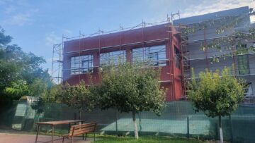 Clădirea noului ambulatoriu al Spitalului de Boli Cronice Siret