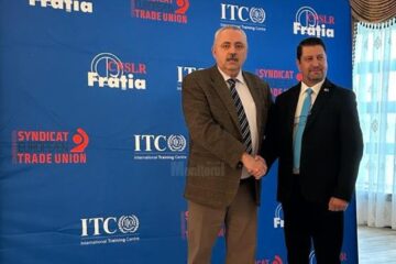 Suceveanul Bogdan Bănică (dreapta), ales vicepreședinte în cadrul CNSRL Frăția București