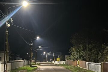 Iluminatul public în comuna Fântânele, asigurat cu 1.100 de lămpi LED