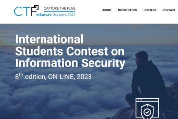 Afișul concursului Capture The Flag desfășurat la USV