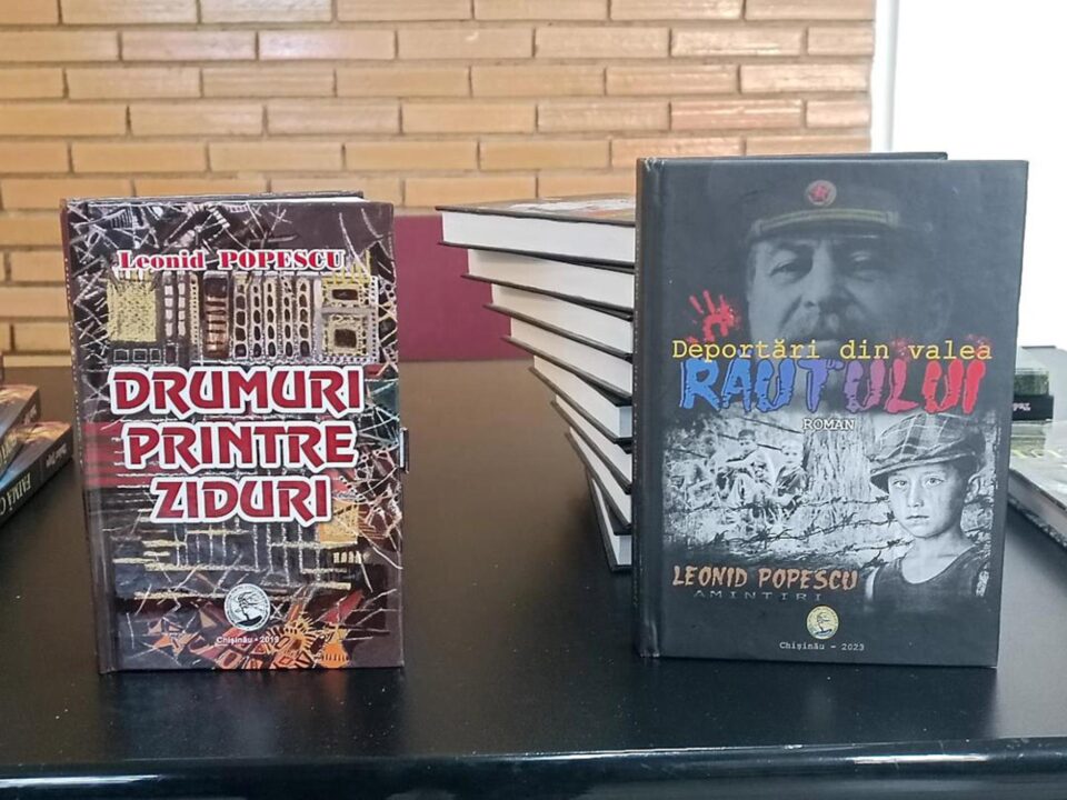 Volumele lansate de scriitorul basarabean Leonid Popescu în cadrul întâlnirii de la Suceava