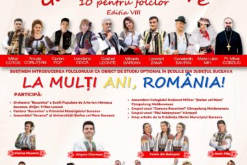 Gala de premiere „10 pentru folclor”, ediția a VIII-a, la Suceava și Putna