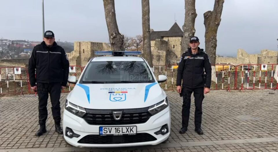 Moment de reculegere ținut de Poliția Locală Suceava pentru un coleg din țară, răpus la datorie