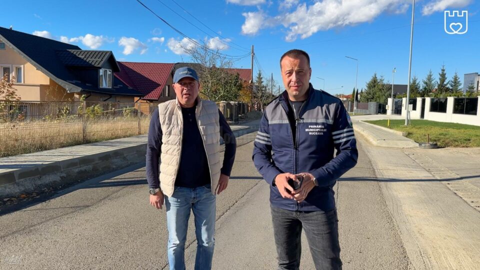 Strada Izvoarele Cetății, în curs de reabilitare până la intrarea în Ipotești