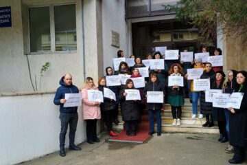 A opta zi de protest la DSP Suceava