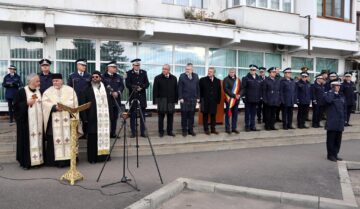 Ceremonia de absolvire și avansare în gradul de sergent major a absolvenților Școlii Militare de Subofițeri de Jandarmi Fălticeni
