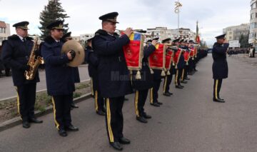 Ceremonia de absolvire și avansare în gradul de sergent major a absolvenților Școlii Militare de Subofițeri de Jandarmi Fălticeni
