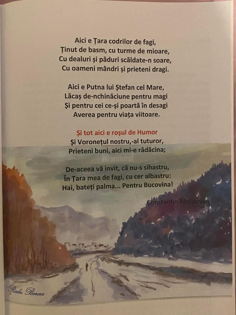 Poezia scrisă de Constantin Moldovan