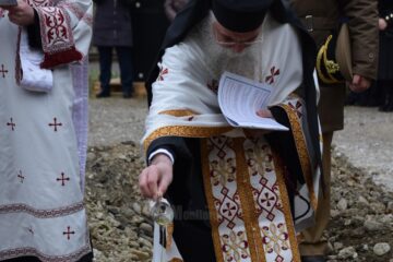 Punerea pietrei de temelie pentru Biserica cu hramurile „Sfântul Voievod Ștefan cel Mare” și „Sfânta Mare Muceniță Ecaterina” aparținând Colegiului Militar Național „Ștefan cel Mare” din Câmpulung Moldovenesc