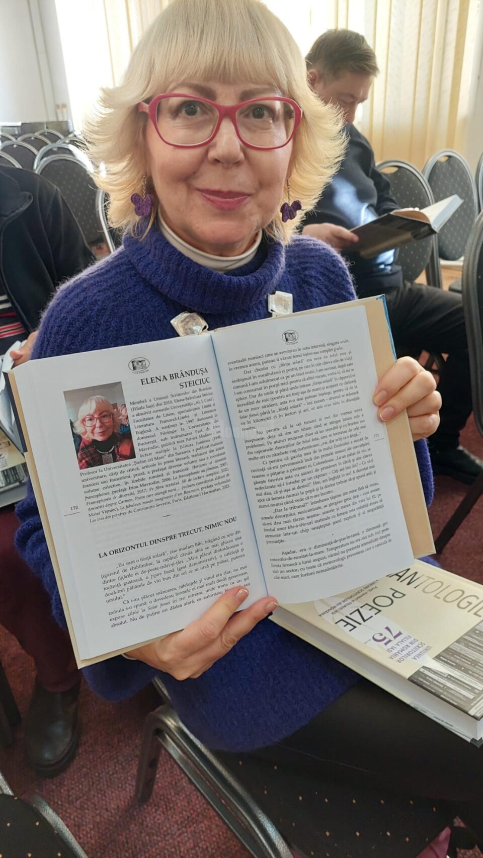 Scriitoarea Elena Brândușa Steiciuc, prezentă în Antologia aniversara a Filialei Iași a Uniunii Scriitorilor
