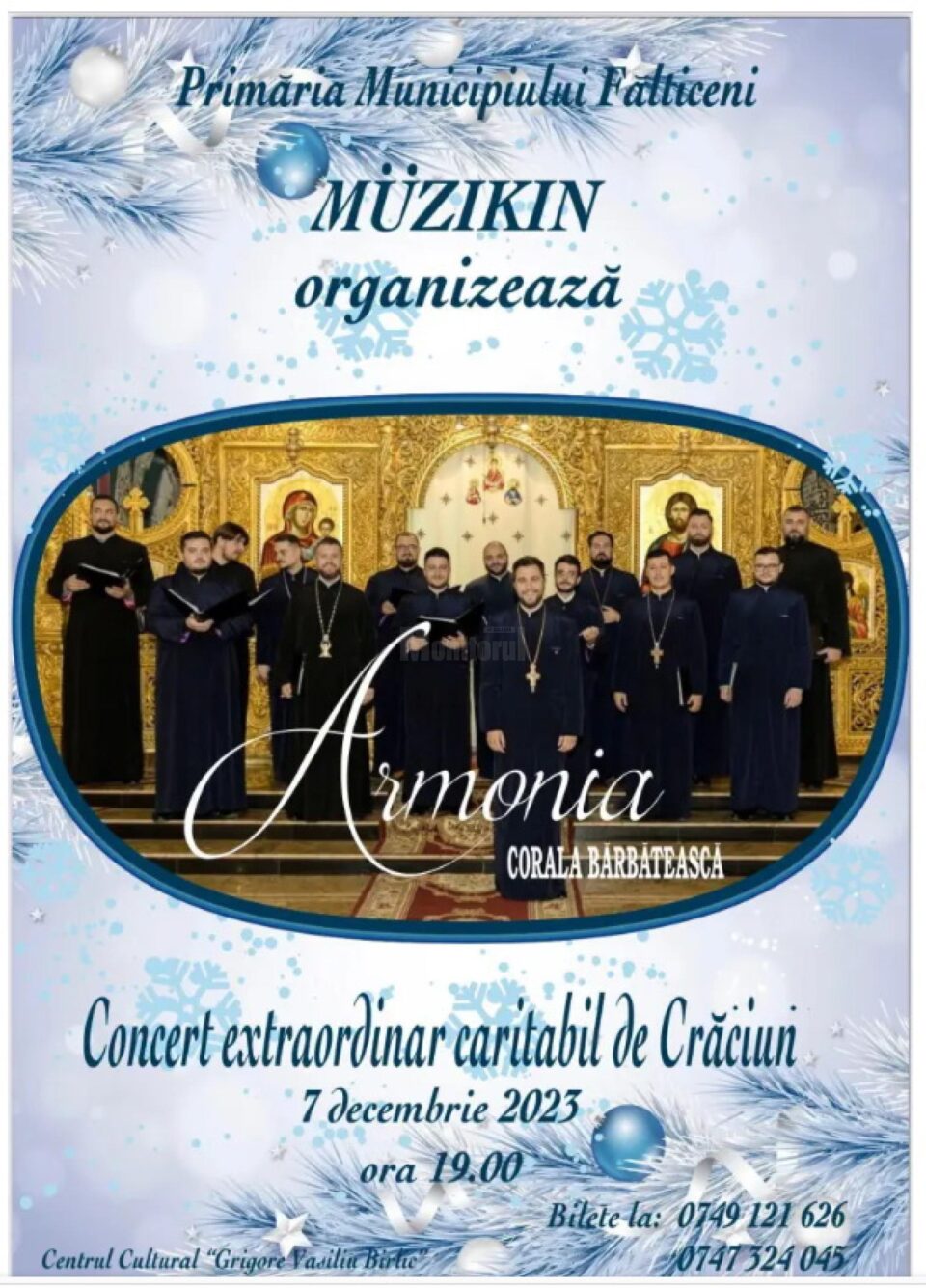 Corala „Armonia” a Arhiepiscopiei Tomisului va susține un concert de colinde la Fălticeni Corala „Armonia” a Arhiepiscopiei Tomisului va susține un concert de colinde la Fălticeni