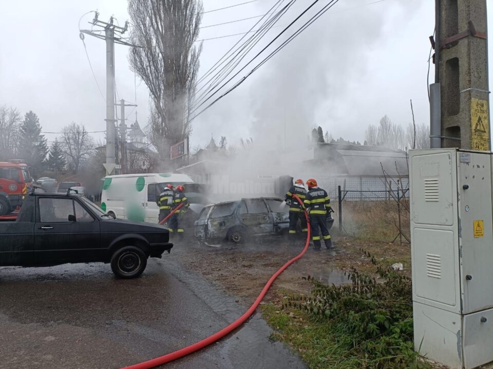 Incendiu masini