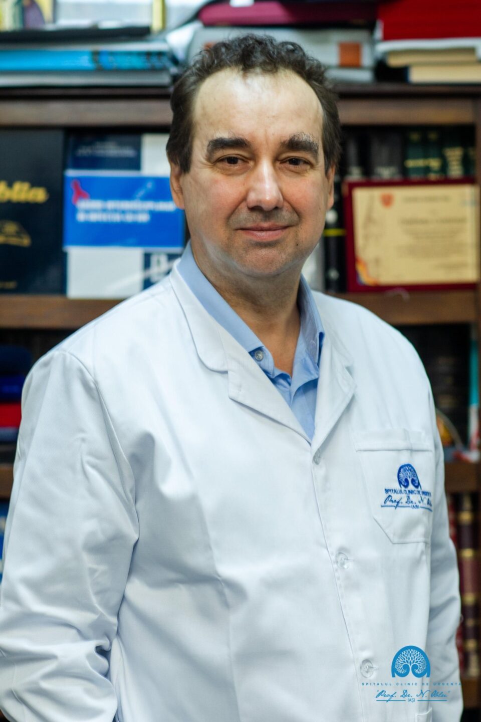 Conf. Univ. Dr. Lucian EVA, manager Spitalul Clinic de Urgență “Prof. Dr. Nicolae Oblu” Iași